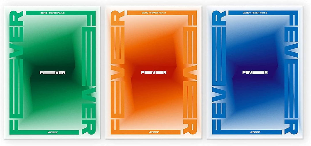 Genie Music ATEEZ – Zero : Fever Part.3 [A ver.] (7. Mini-Album) Album + limitiertes gefaltetes Post
