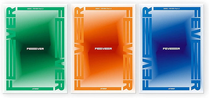 Genie Music ATEEZ – Zero : Fever Part.3 [A ver.] (7. Mini-Album) Album + limitiertes gefaltetes Post