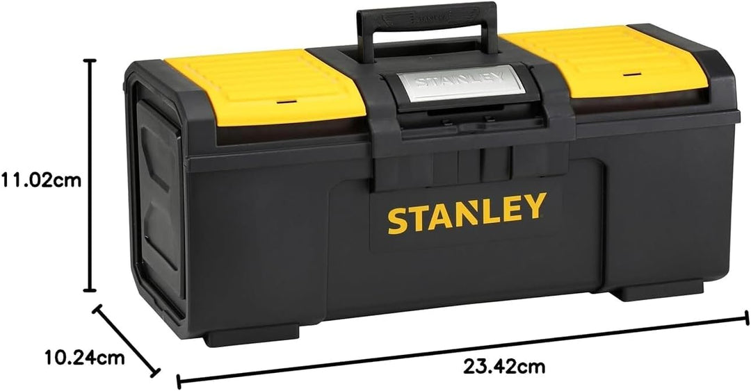 Stanley Werkzeugbox / Werkzeugkoffer Basic 1-79-218 (24", 60x28x26cm, Koffer mit Schnellverschluss u