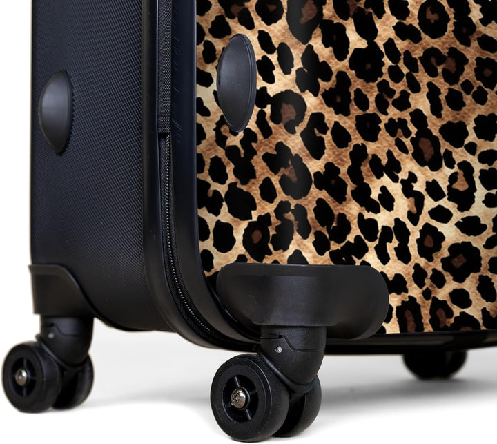 NoBoringSuitcases.com® Koffer XL Gross 77x51.5x28 cm Hartschale Reisekoffer 4 Rollen Leicht Koffer T