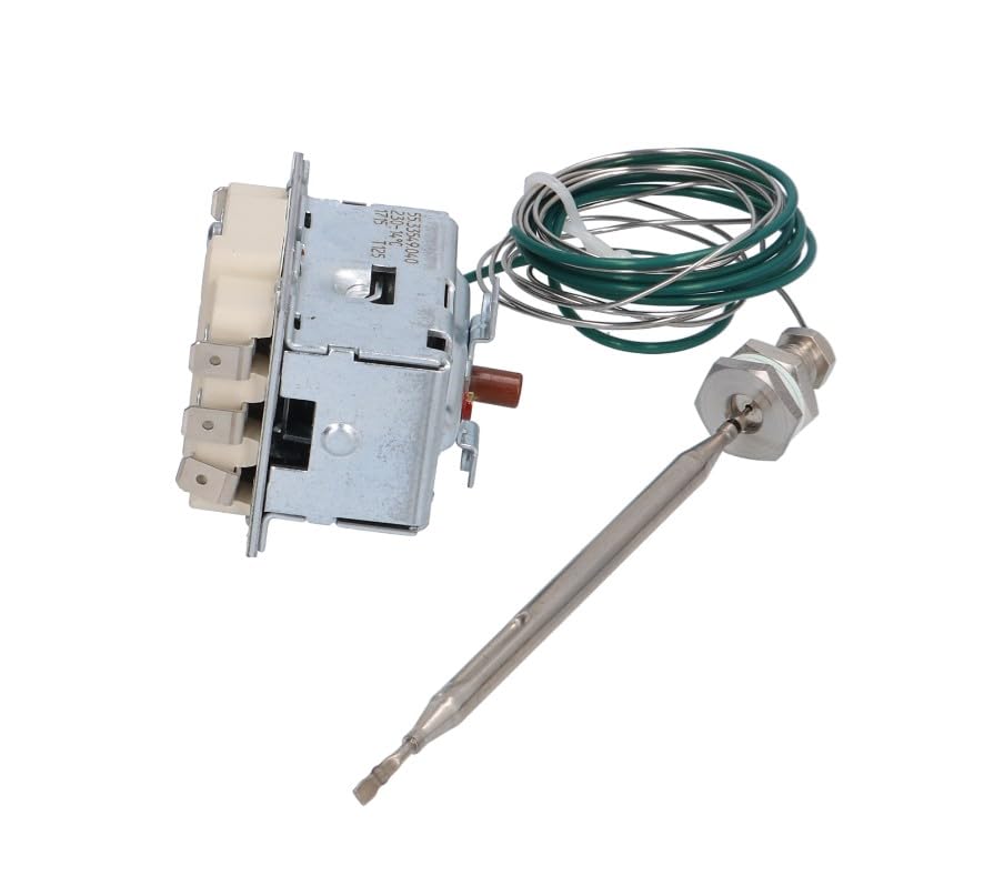 EGO 55.33549.040 Sicherheitsthermostat 230°C 3-polig 20A ø 6mm 117mm 2111236 für Fritteuse elektrisc