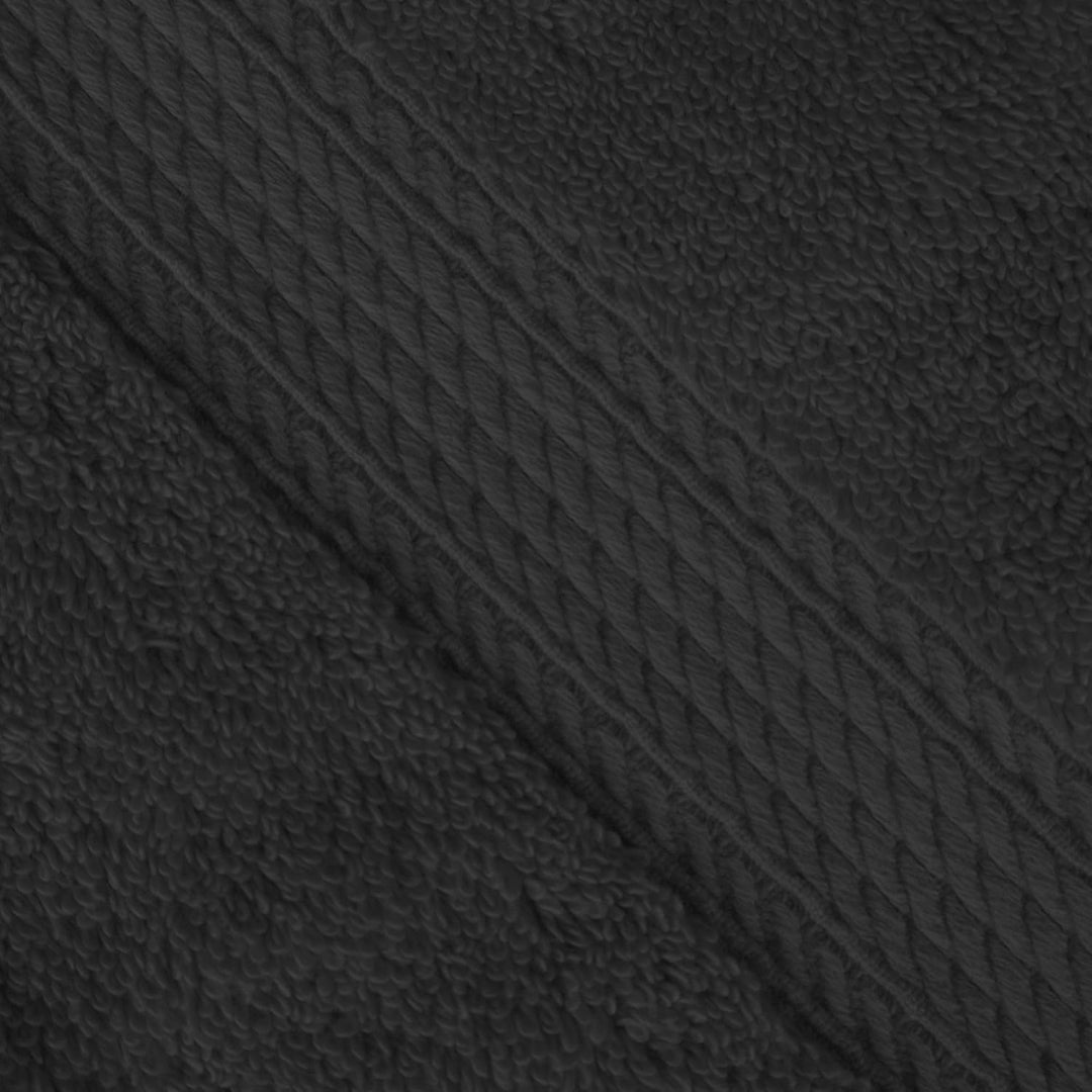 SUPERIOR - Handtuchset, Baumwolle, schwarz, 900 Gramm, 3-teilig, Schwarz