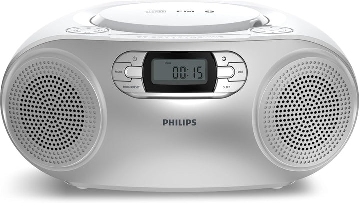 Philips Tragbare CD-Soundmaschine TAZ2000 mit Kassettenspieler, DAB+/UKW-Radio, Bluetooth 6.0, USB-W