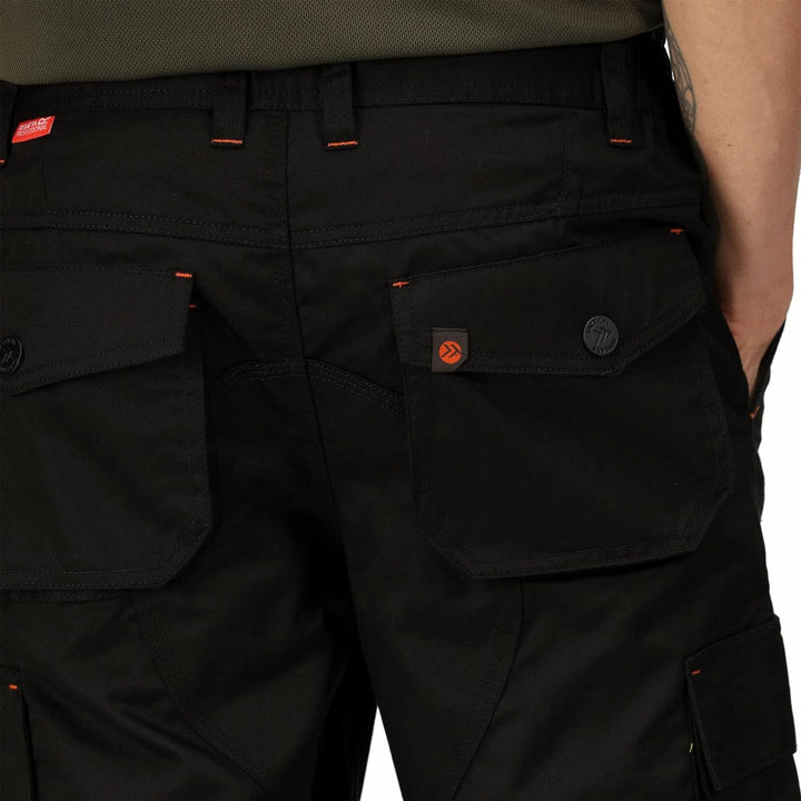 Regatta trj366r32800 heldenhaften Worker Hosen-Grösse 81,3 cm, Regular Fit, schwarz (12 Stück) Size