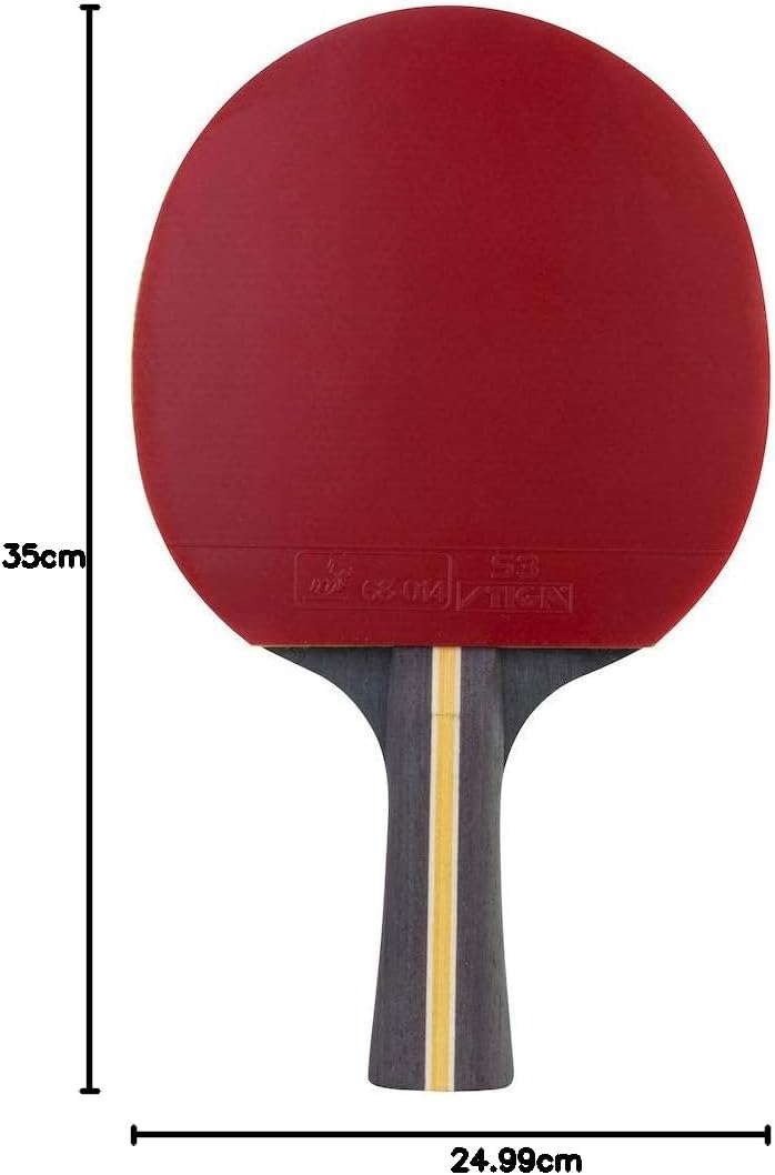 STIGA Tischtennisschläger Trinity 3-Sterne, schwarz/rot Einzelbett, Einzelbett