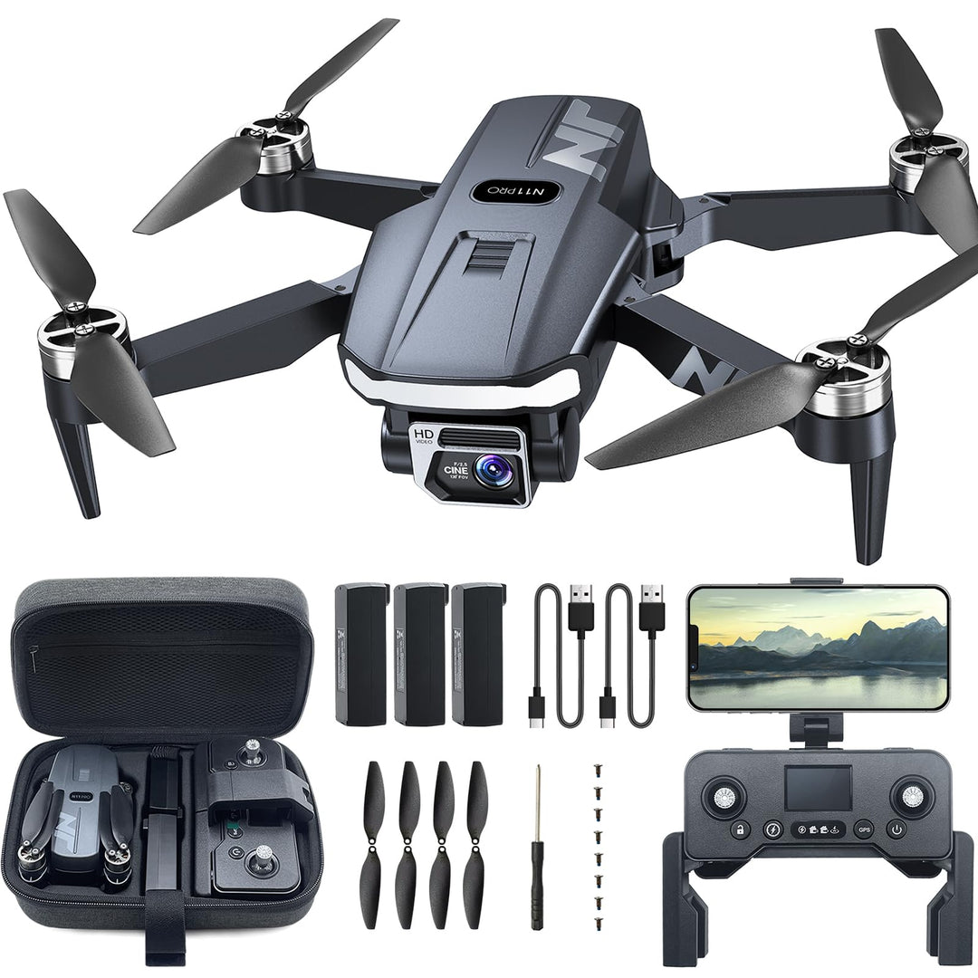 GPS Drohne mit Kamera 4K UHD für Erwachsene – 90 Min Flugzeit, lange Reichweite, Auto Return, automa