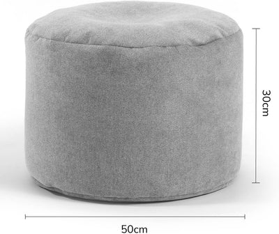 mokebo® Minipouf, Hocker o. Bodenkissen 50x30cm 'Der Ruhepouf' Sitzhocker rund & Fusshocker fürs Woh