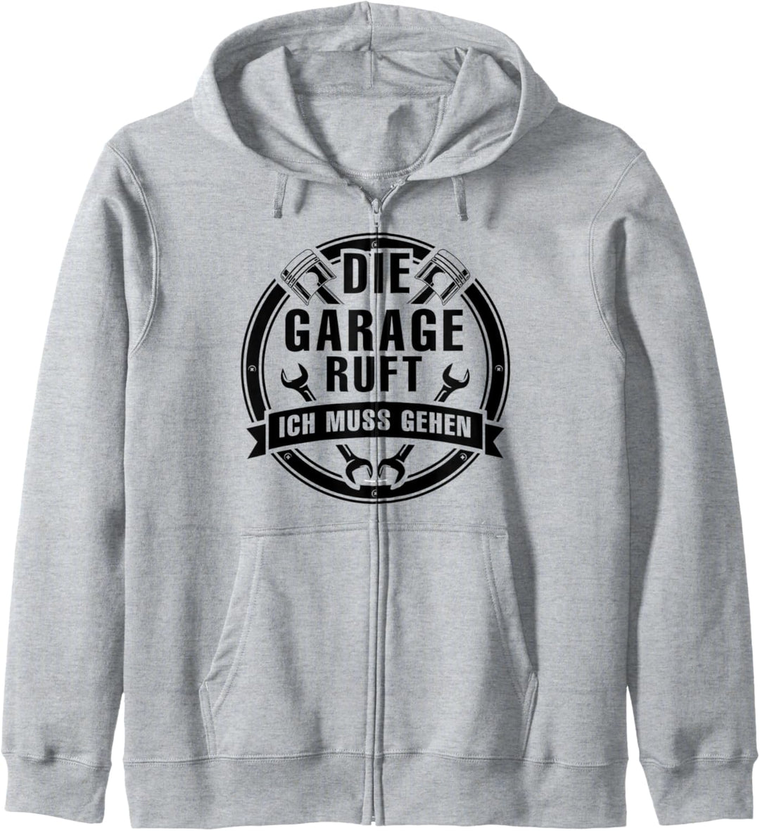 Die Garage Ruft Ich Muss Gehen Geschenk KFZ Mechaniker Kapuzenjacke
