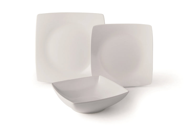 Excelsa Eclipse Tafelservice aus Keramik 18 Stk Bianco