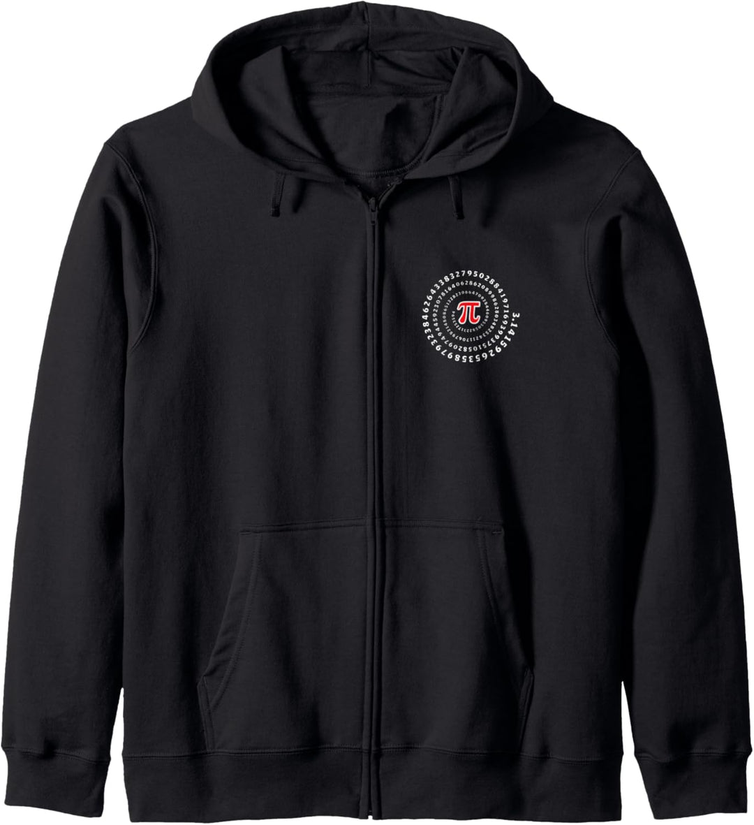 Pi, Spirale, Symbol, Mathe, Unendlichkeit, Irrationale Zahl Kapuzenjacke