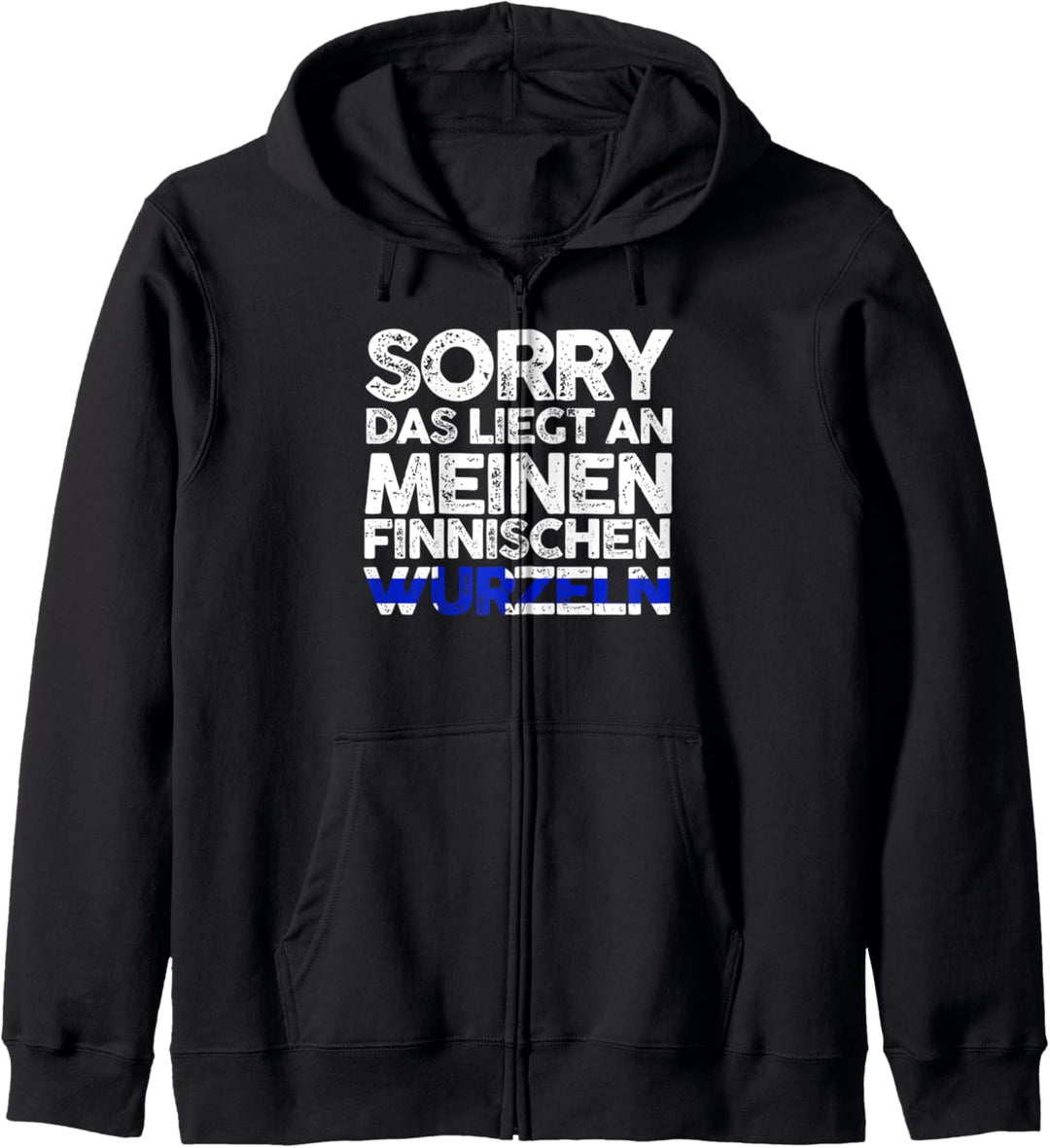 Finnlandische Wurzeln Finne Finnland Kapuzenjacke