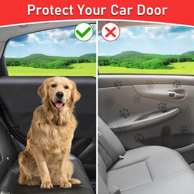 BASELIFE Autotür Schutzfolie Matte,autotür Schutz Hund,Autotürabdeckung Anti-Scratch Fahrzeug Tür Ab