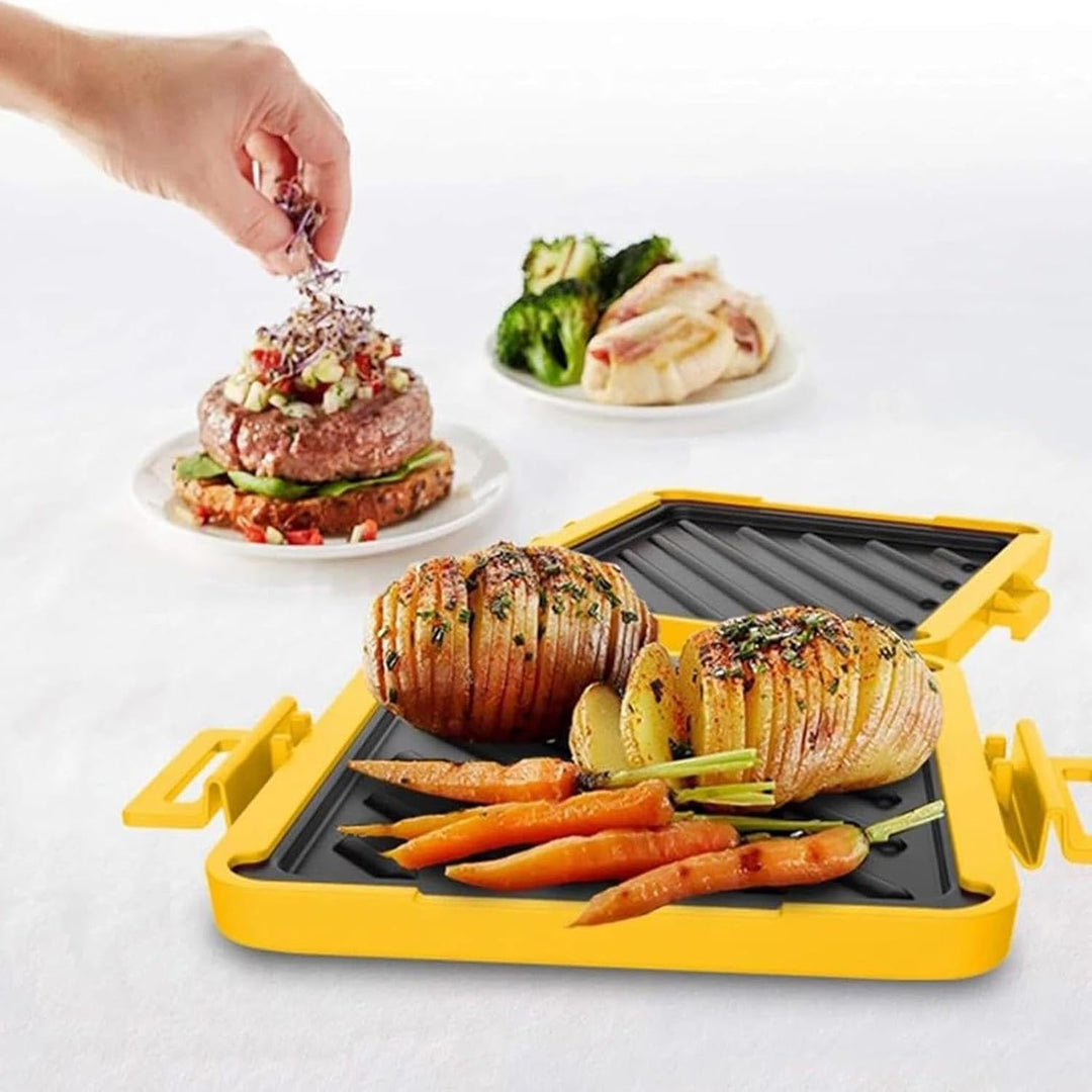 Mikrowellen-Sandwichmaker,Sandwichtoaster Für Schnelle Mahlzeiten,Mikrowellengeeigneter Grillkäse-Ma