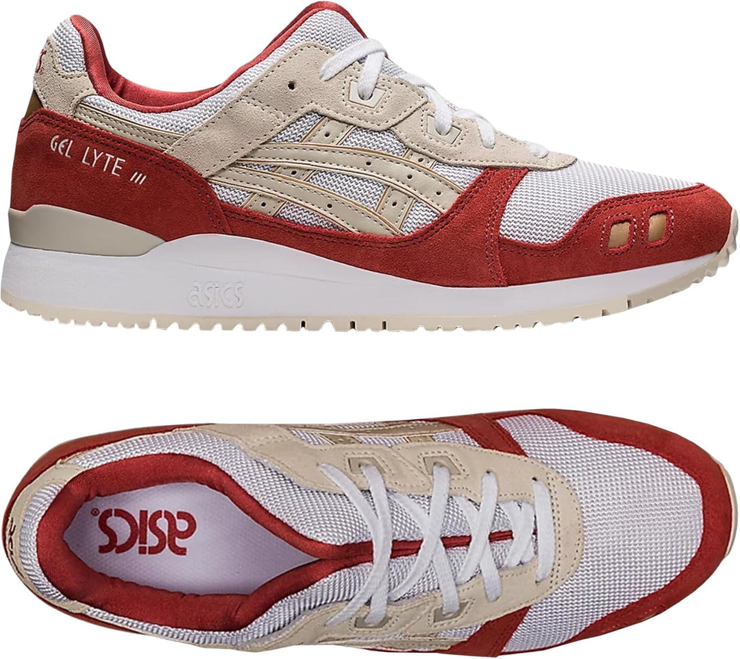 ASICS Lifestyle - Schuhe Herren - Sneakers Gel-Lyte III OG 37 EU Graubeigerot, 37 EU Graubeigerot