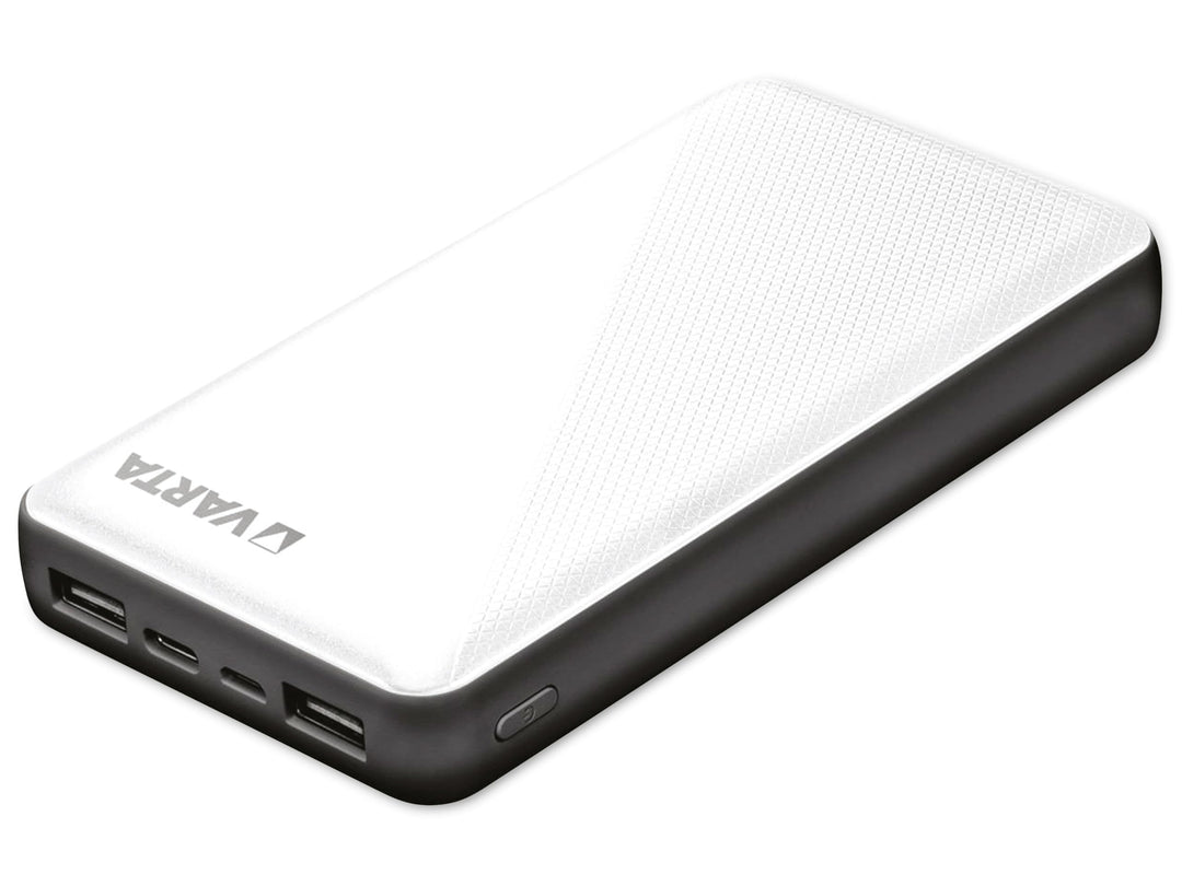 VARTA Power Bank 15000mAh, Powerbank Energy mit 4 Anschlüssen (1x Micro USB, 2x USB A, 1x USB C), ko