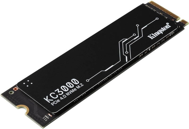 Kingston KC3000 PCIe 4.0 NVMe M.2 SSD - Hochleistungsspeicher für Desktop- und Laptop-PCs -SKC3000S/