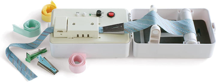 Simplicity 3881925EUK Schrägbandformer, Kunststoff, weiss, Einheitsgrösse Tape Maker Werkzeug, Tape