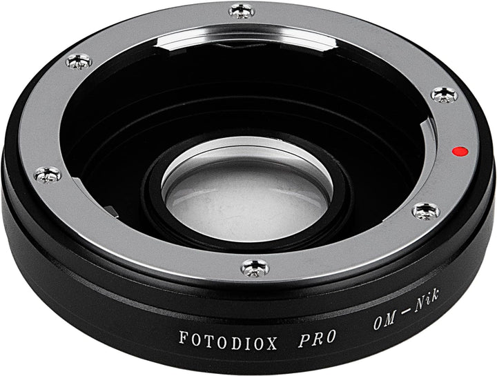 Fotodiox Pro Lens Mount Adapter Compatible with Olympus OM 35mm Film Lenses on Nikon F-Mount Cameras