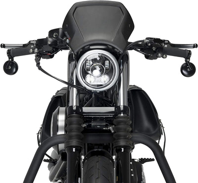 Puig Aluminium Frontalatte 1352N för Harley Davidson Sportster 883 Iron 09'-19' Schwarz, Schwarz