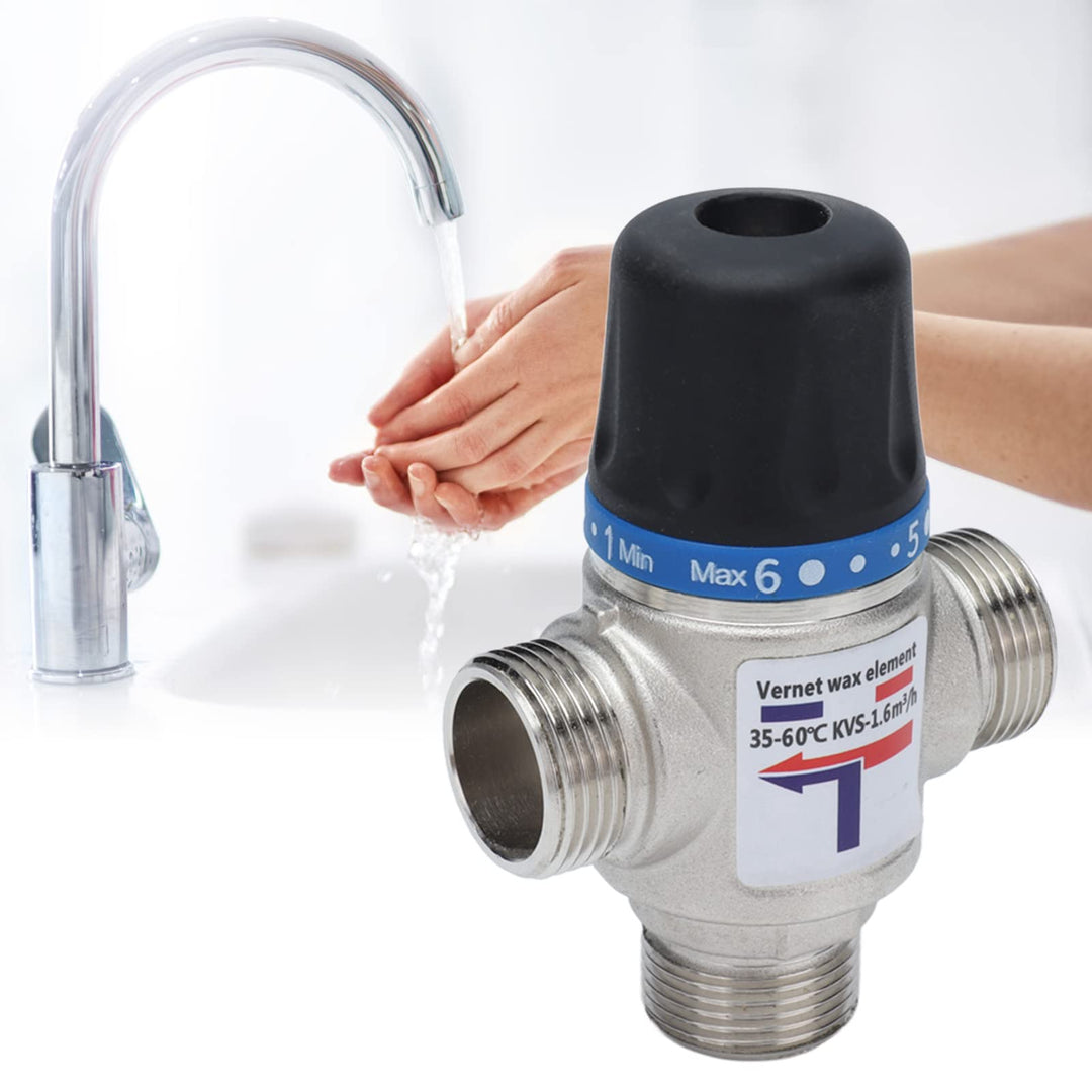 3-Wege-Thermostat-Mischwasserventil, automatisch abgeschnittenes Temperaturregelgerät Grosses Fluss-