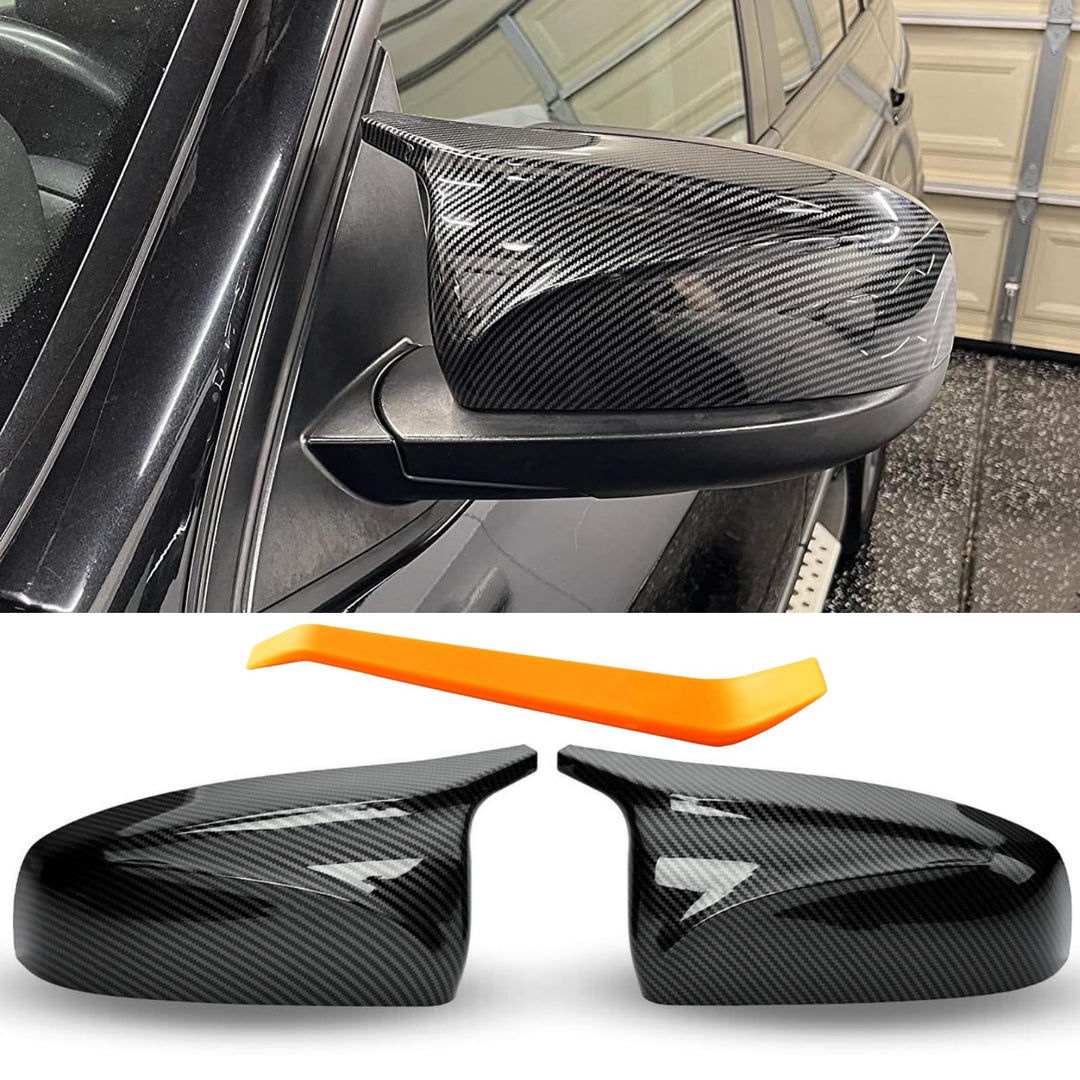Auto Zubehör Aussen Sport Spiegelkappen Passt auf 2007-2014 BMW X5 E70 X6 E71 E72 Tuning Teile Car A