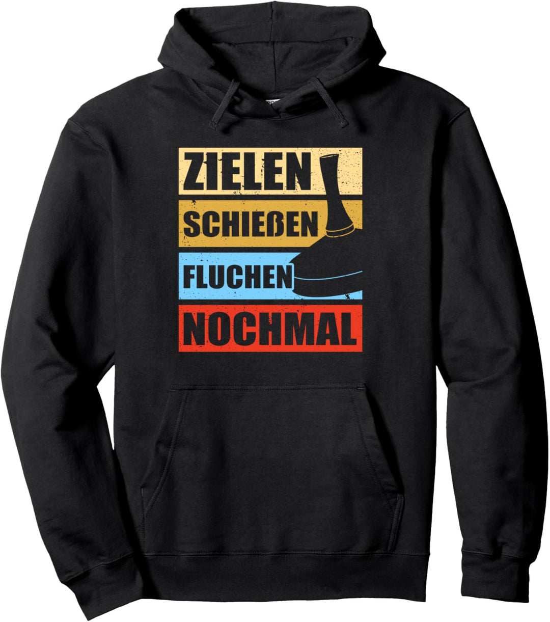Stockschiessen Eisstockschiessen Stockschütze Pullover Hoodie