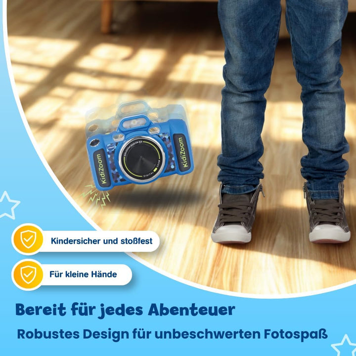 VTech KidiZoom Duo FX 2.0 - Digitalkamera für Kinder mit Dual-Kamera