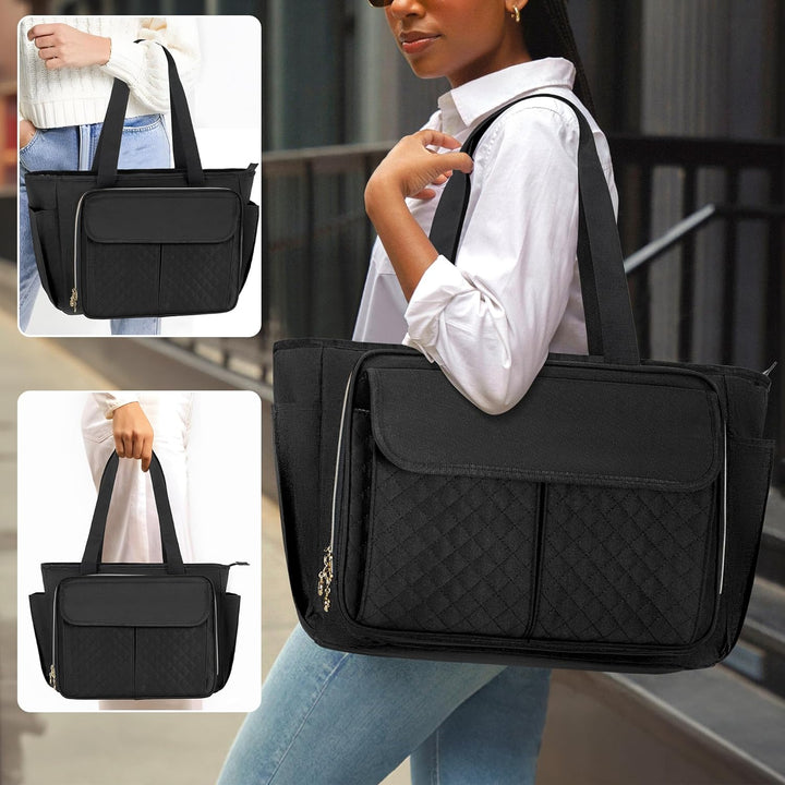 Luxja Lehrer Tasche, Arbeitstasche für Lehrerin und Lehrer, Tragetasche für Lehrerin, Lehrertasche D