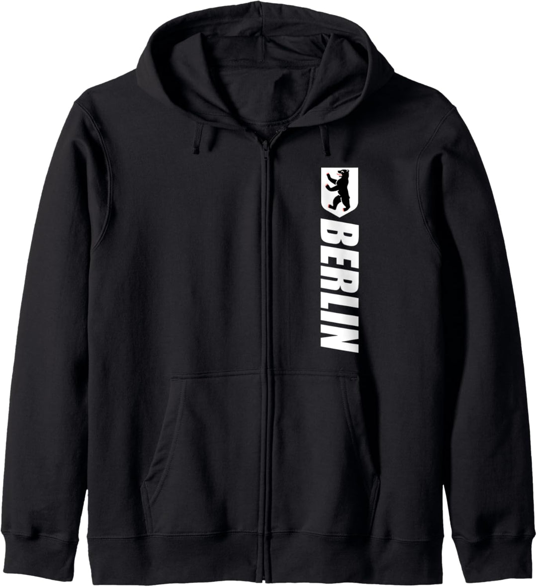 City Of Berlin Germany Souvenirs Retro Berliner Schwarzbär Kapuzenjacke
