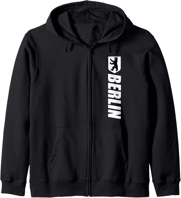 City Of Berlin Germany Souvenirs Retro Berliner Schwarzbär Kapuzenjacke
