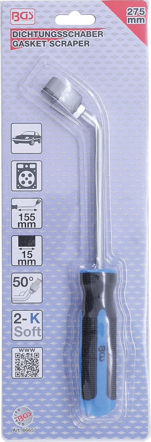 BGS 6665 | Dichtungsschaber | abgewinkelt | 155 mm, Schaber