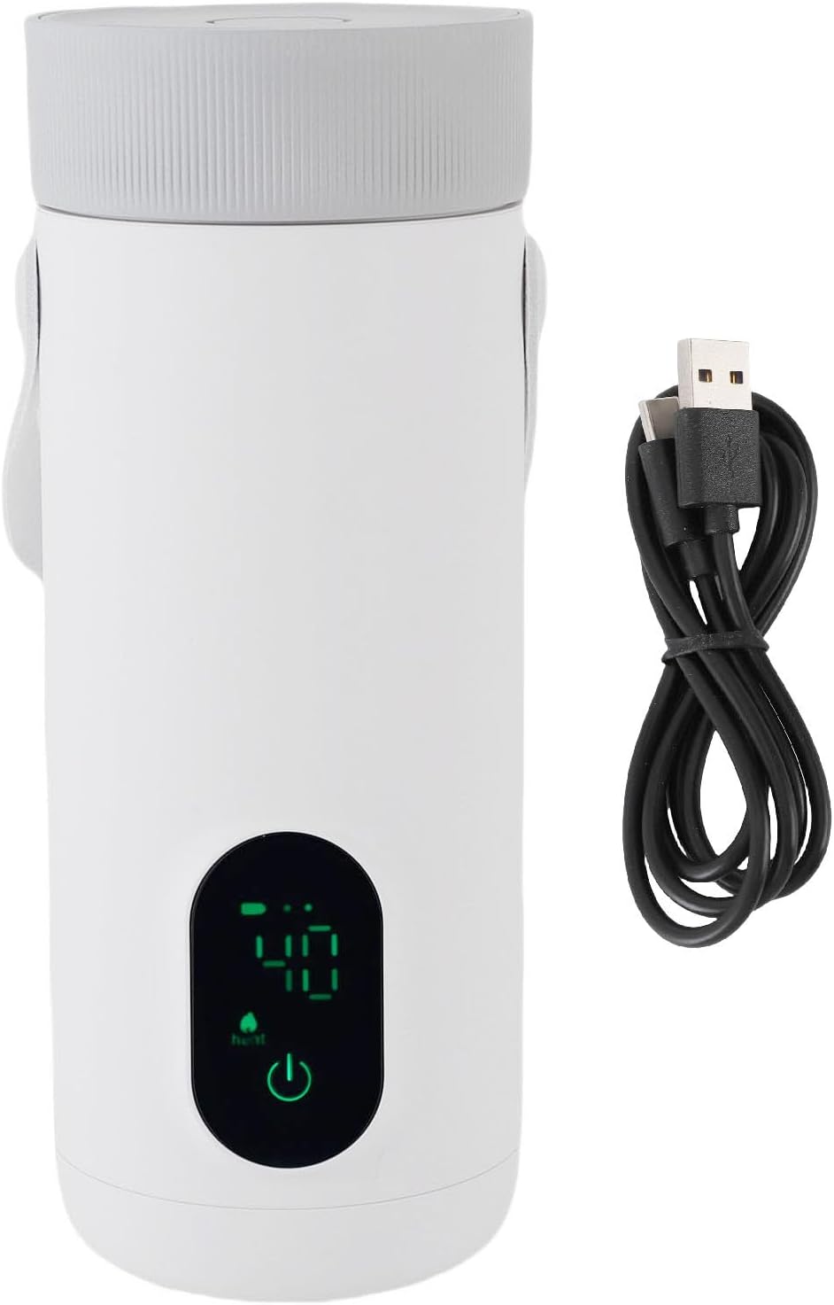 Tonysa Tragbarer Elektrischer Wasserkocher 350 Ml, Edelstahl, 27000 -mAh -Akku, USB Antrieb, für Aut