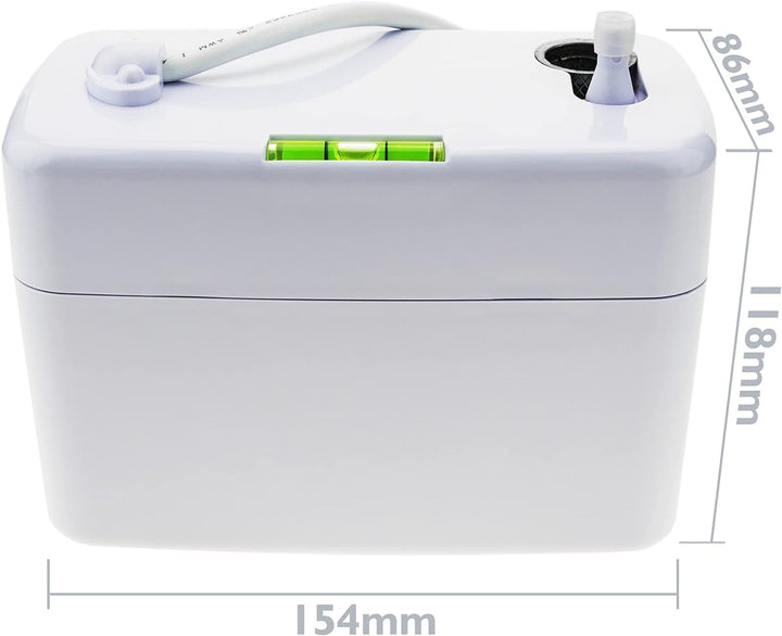 PrimeMatik - Kondensatpumpe mit 200 ml Tank. Kondensathebeanlage für Klimaanlage