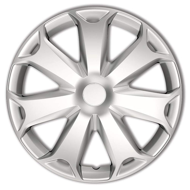 AUTO-STYLE Satz Radzierblenden Mega 14-Zoll Silber 14-inch Silber, 14-inch Silber