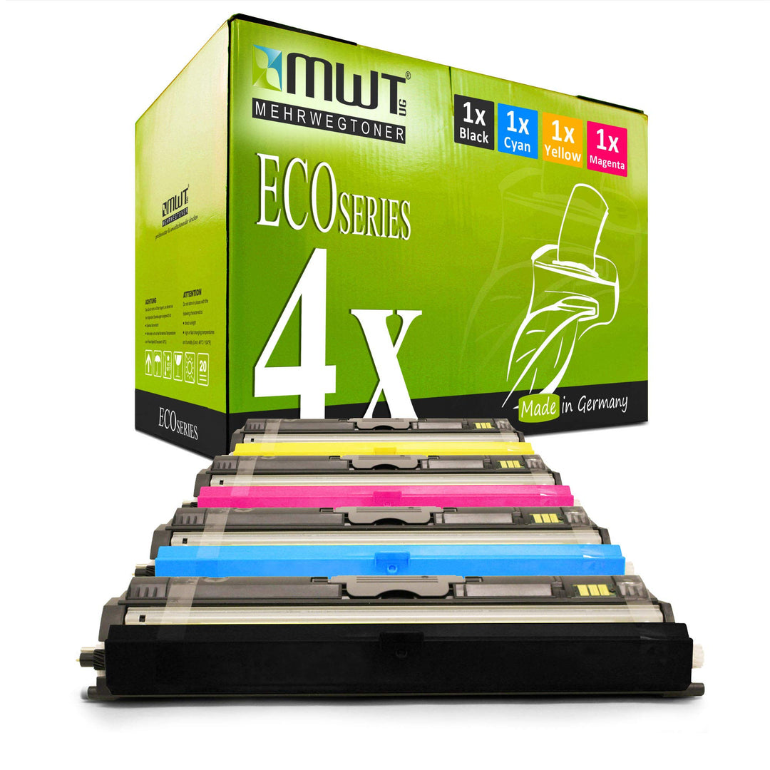 4X Kraft Office Supplies Toner kompatibel für Konica Minolta Magicolor 1600 1650 1680 1690 W mf EN D