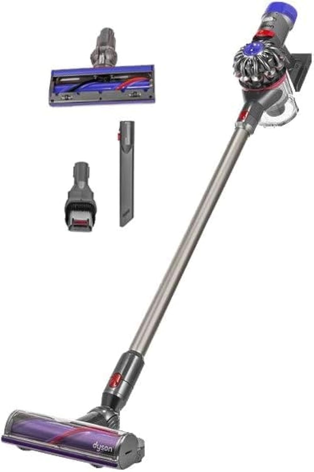 Dyson V8 Origin Beutel- und kabelloser Handstaubsauger (inkl. Elektrobürste mit Direktantrieb, Kombi