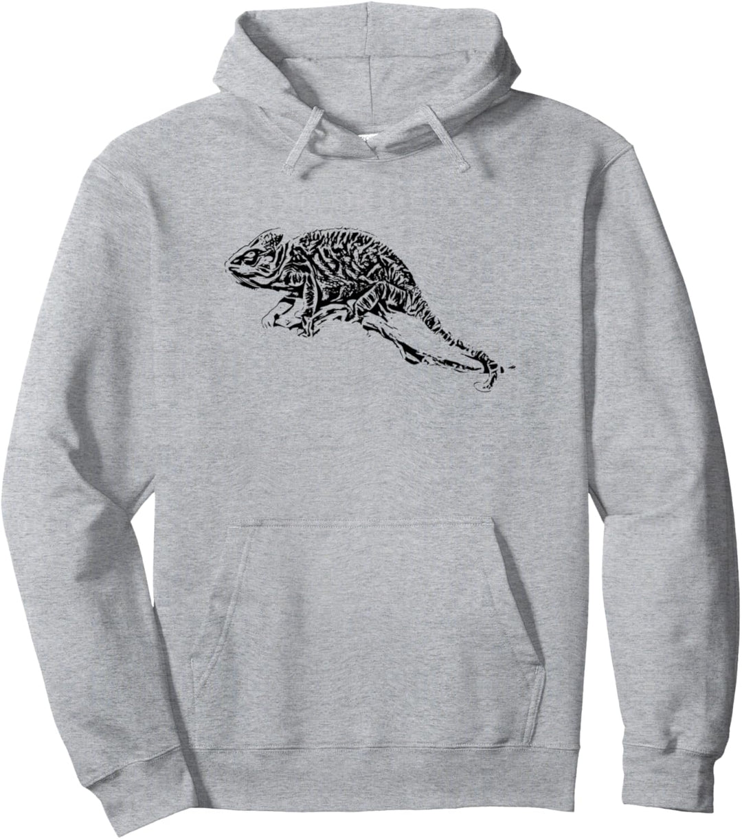 Chamäleon Motiv Reptilien Terrarium Echsen Reptil Haustiere Pullover Hoodie
