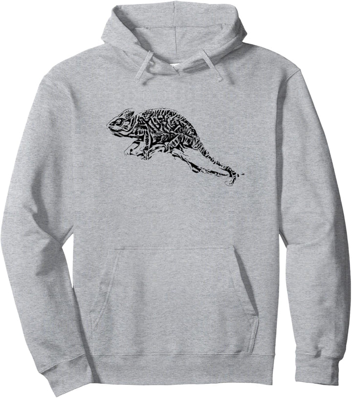Chamäleon Motiv Reptilien Terrarium Echsen Reptil Haustiere Pullover Hoodie