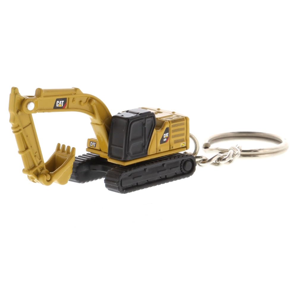 Diecast Masters 85981 - Caterpillar Kettenbagger 320 als Schlüsselanhänger, detailgetreues Metall CA