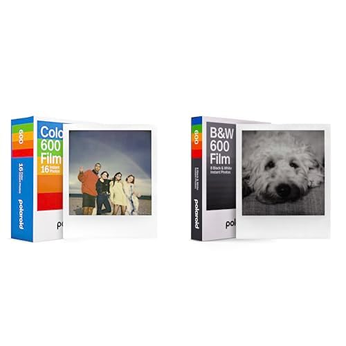 Polaroid Color Film für 600 - Doppelpack - 6012 & Polaroid B&W Film für 600-6003