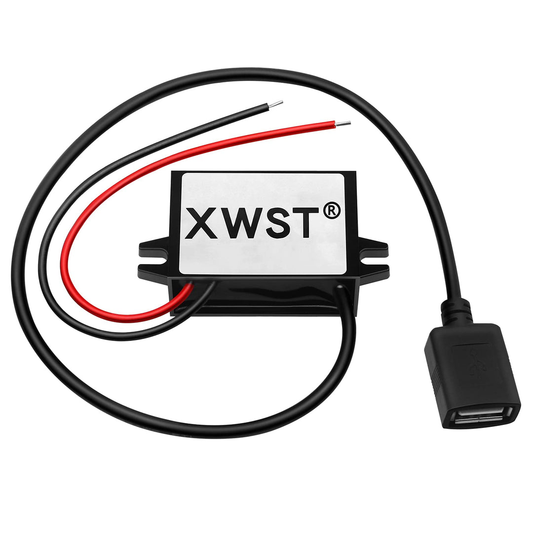 DC DC 08-85V 12V 24V 36V 48V 60V 72V auf 5V Spannungswandler 3A 15W Single Female USB Wandler | Adap