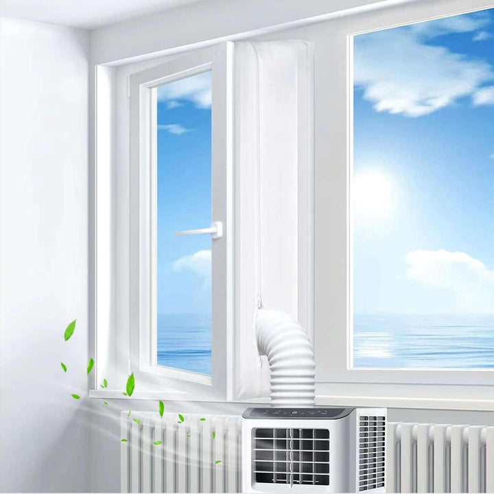 500CM Fensterabdichtung für Mobile Klimageräte, Klimaanlagen, Wäschetrockner, Ablufttrockner, Fenste