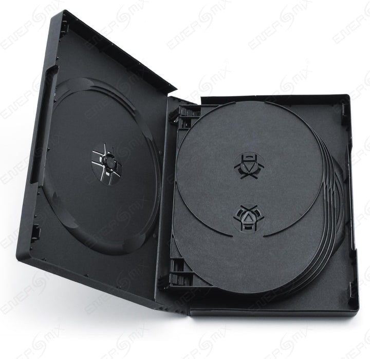 10x Hochwertige 8 Fach DVD Hüllen CD-Box Cover 10 Stück, 10 Stück