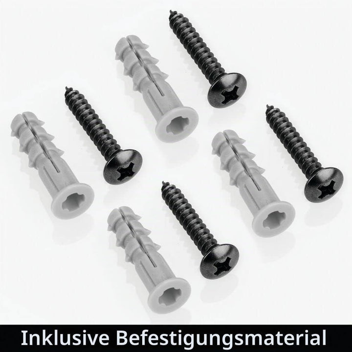 mDesign Handtuchhalter zur Wandmontage – Handtuchablage aus Metall – schickes Badzubehör – auch für