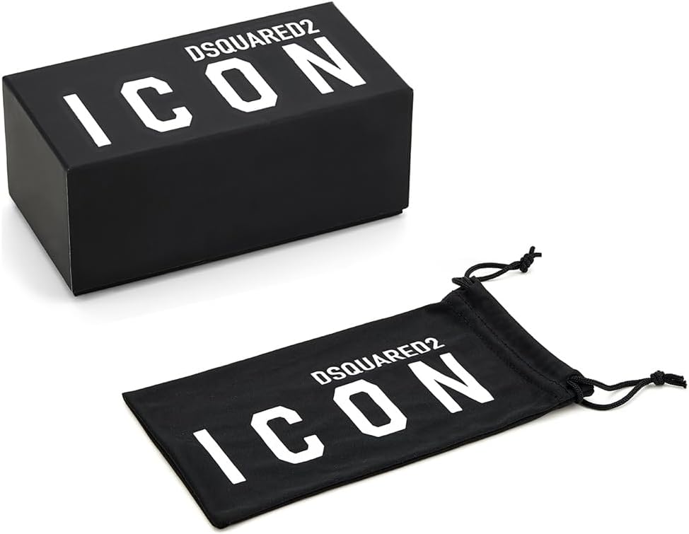 DSQUARED2 ICON Unisex Icon 0001/s Sunglasses, VK6/T4 White, 99