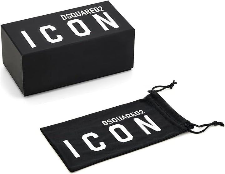 DSQUARED2 ICON Unisex Icon 0001/s Sunglasses, VK6/T4 White, 99