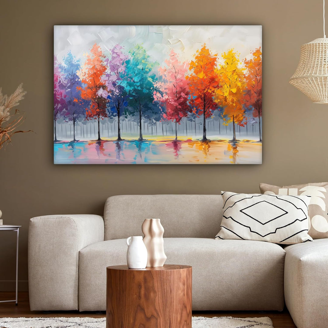 MuchoWow© Leinwandbild Gross 120x80 cm XXL Dekoration Wohnzimmer Bilder Pictures Wall Decoration Liv