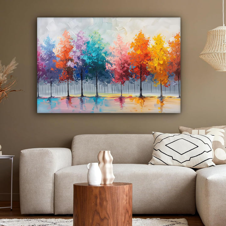 MuchoWow© Leinwandbild Gross 120x80 cm XXL Dekoration Wohnzimmer Bilder Pictures Wall Decoration Liv