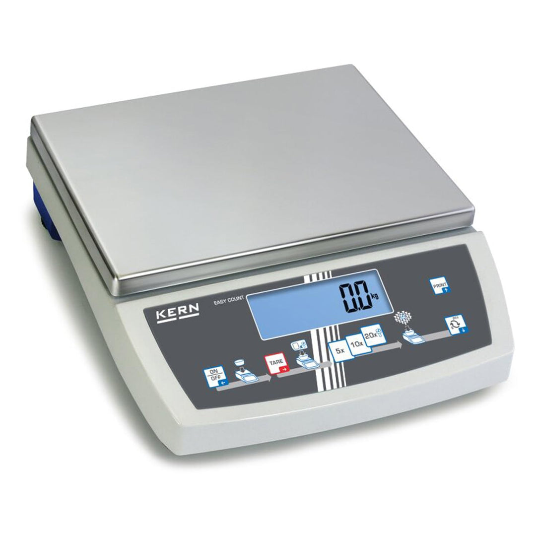 Präzisionswaage [Kern CKE 6K0.02] Selbsterklärende Zählwaage mit Laborgenauigkeit, Wägebereich [Max]