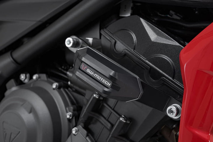 SW-Motech Sturzpad-Kit - Schwarz. Triumph Trident 660 / Tiger 660 (21-).